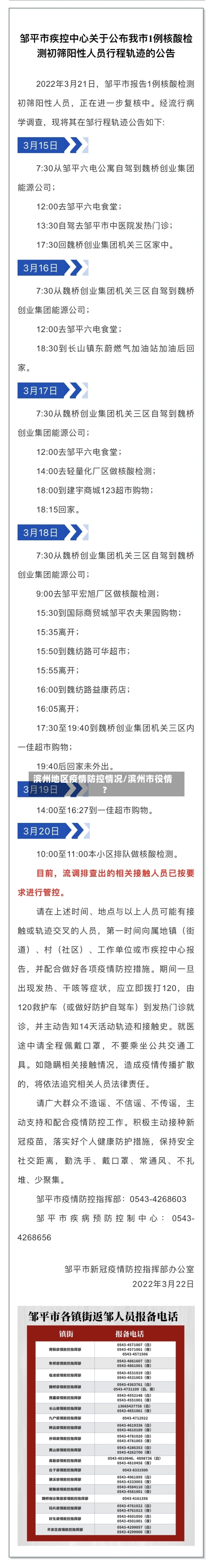 滨州地区疫情防控情况/滨州市役情?-第1张图片
