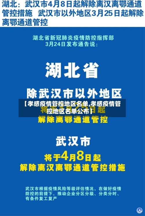 【孝感疫情管控地区名单,孝感疫情管控地区名单公布】-第1张图片
