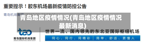 青岛地区疫情情况(青岛地区疫情情况最新消息)-第1张图片
