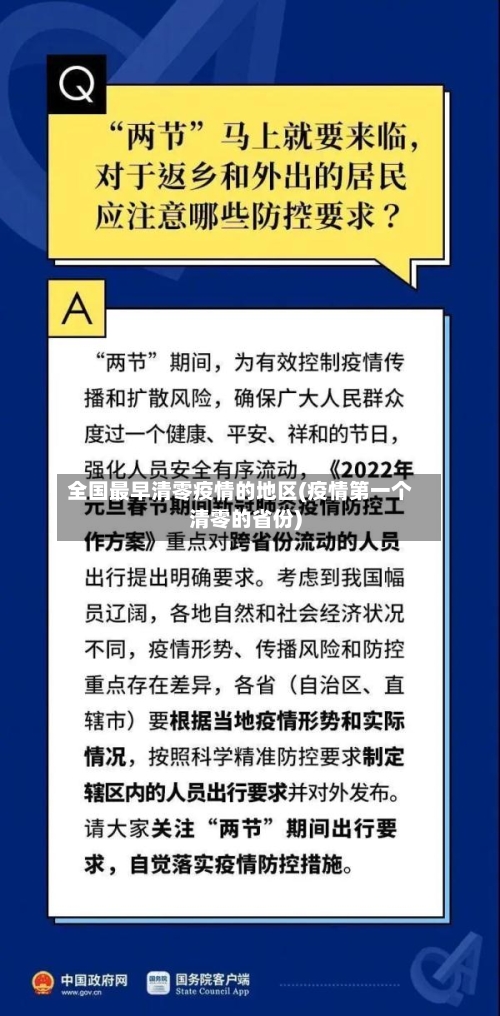 全国最早清零疫情的地区(疫情第一个清零的省份)-第2张图片
