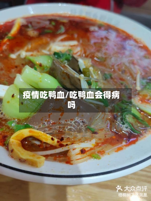 疫情吃鸭血/吃鸭血会得病吗-第2张图片