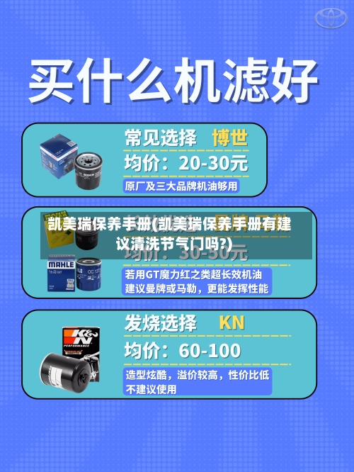 凯美瑞保养手册(凯美瑞保养手册有建议清洗节气门吗?)-第1张图片