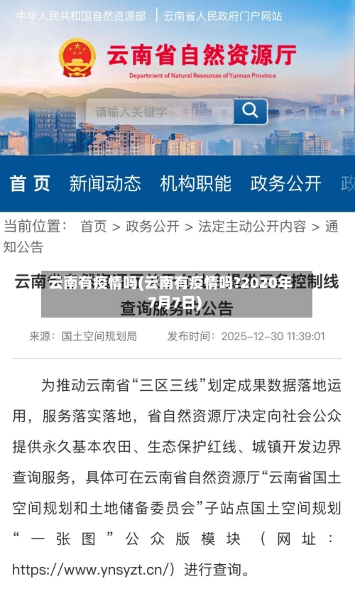 云南有疫情吗(云南有疫情吗?2020年7月7日)-第2张图片