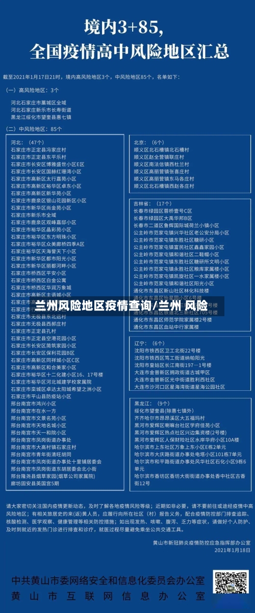 兰州风险地区疫情查询/兰州 风险-第1张图片