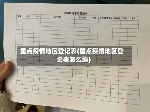 重点疫情地区登记表(重点疫情地区登记表怎么填)-第1张图片
